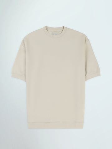 Town Team t-shirts round neck slouchy fit D-GREY