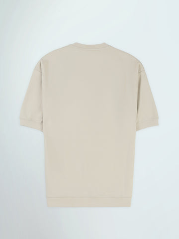 Town Team t-shirts round neck slouchy fit D-GREY