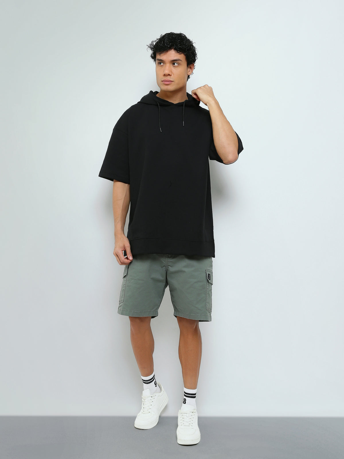 Town Team - Men's Comfort round-neck T-shirts Black Mixed Materials