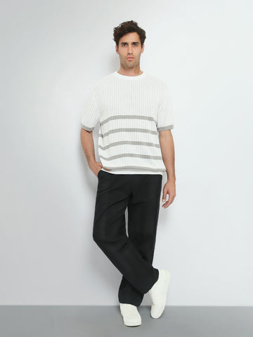 Town Team t-shirts round neck regular fit WHT/GRY