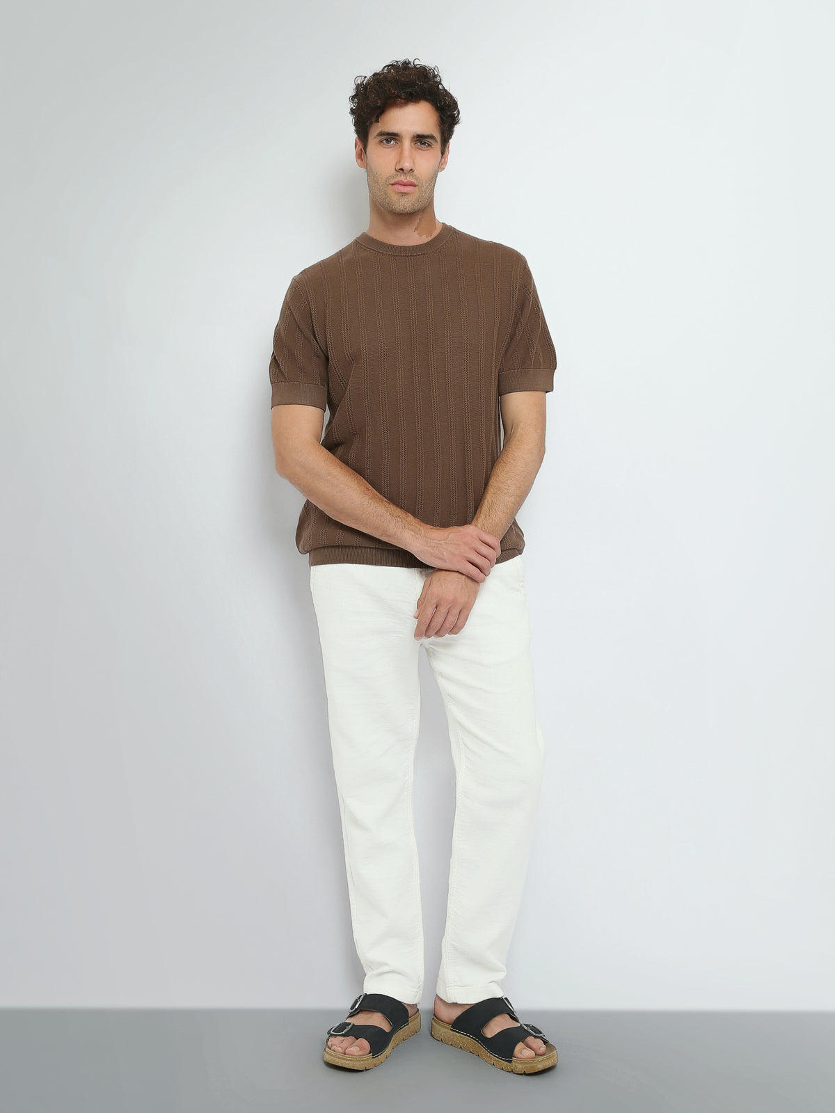 Town Team t-shirts round neck regular fit Blue
