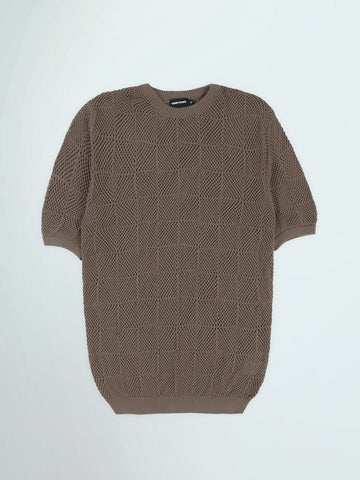 Town Team t-shirts round neck regular fit Khaki
