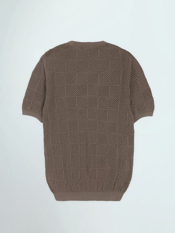 Town Team t-shirts round neck regular fit Khaki