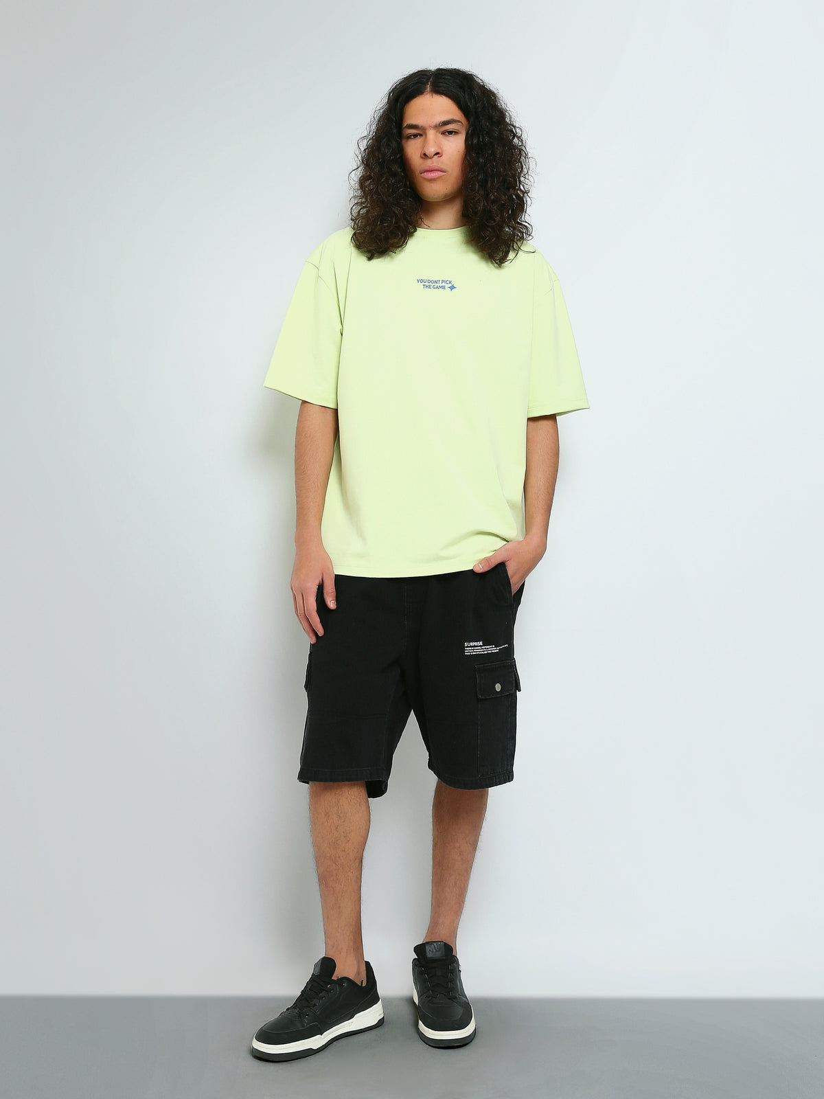 Town Team - Men's Oversized round-neck T-shirts Lemon Summer Melton