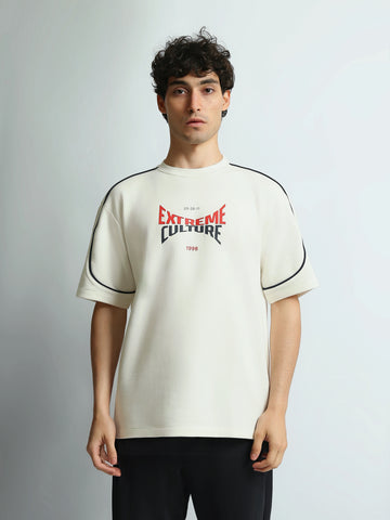 T-shirts Oversized fit round-neck