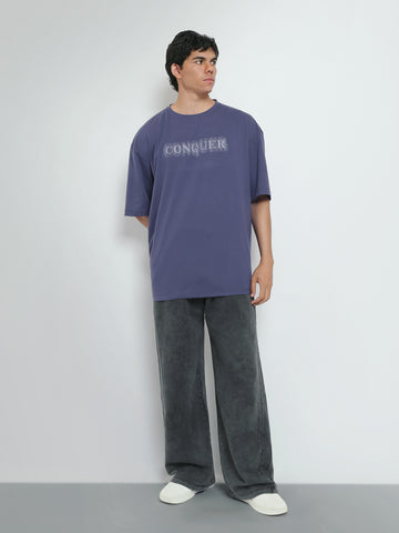 Town Team t-shirts round neck oversized fit Sea