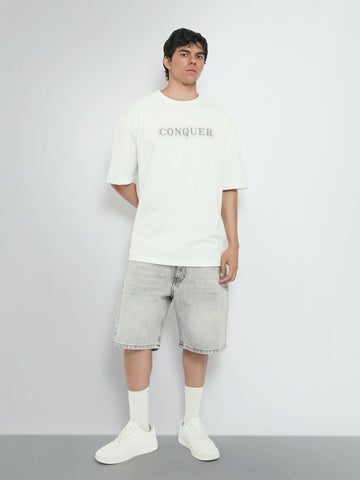 Town Team t-shirts round neck oversized fit Sea