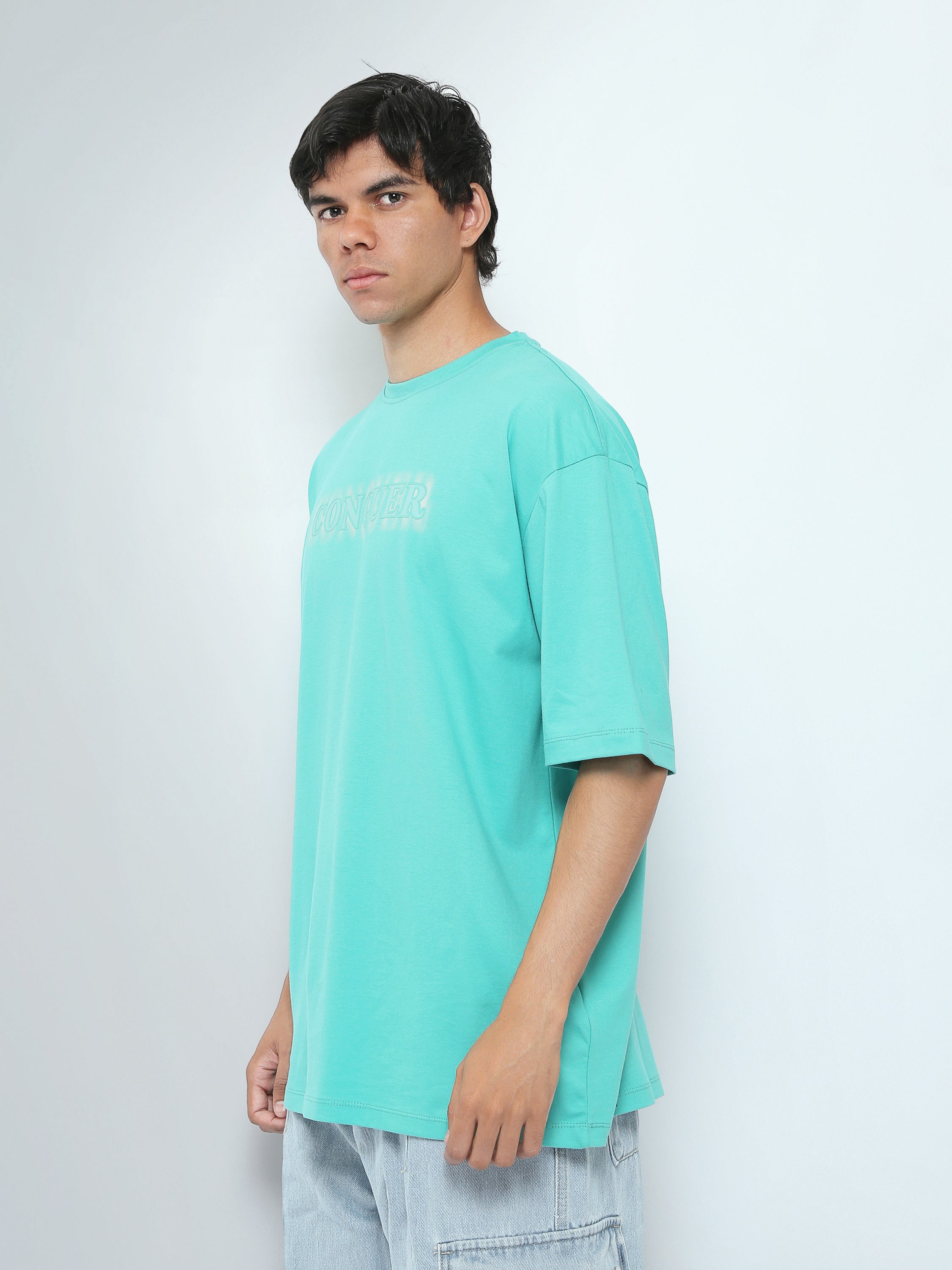 Town Team t-shirts round neck oversized fit Sea