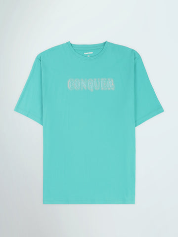 Town Team t-shirts round neck oversized fit Sea
