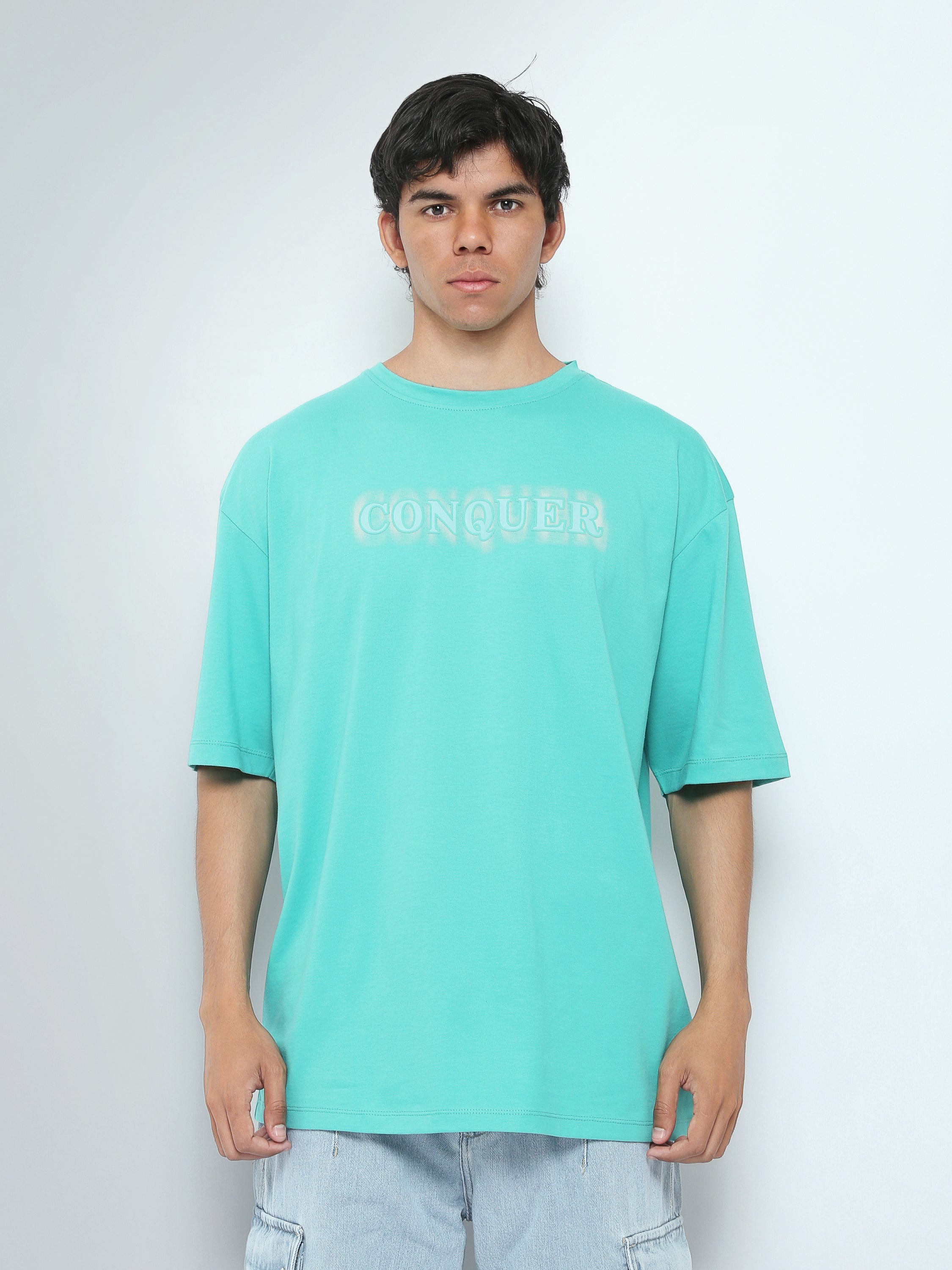 Town Team t-shirts round neck oversized fit Sea