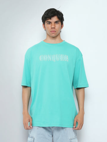 Town Team t-shirts round neck oversized fit Sea