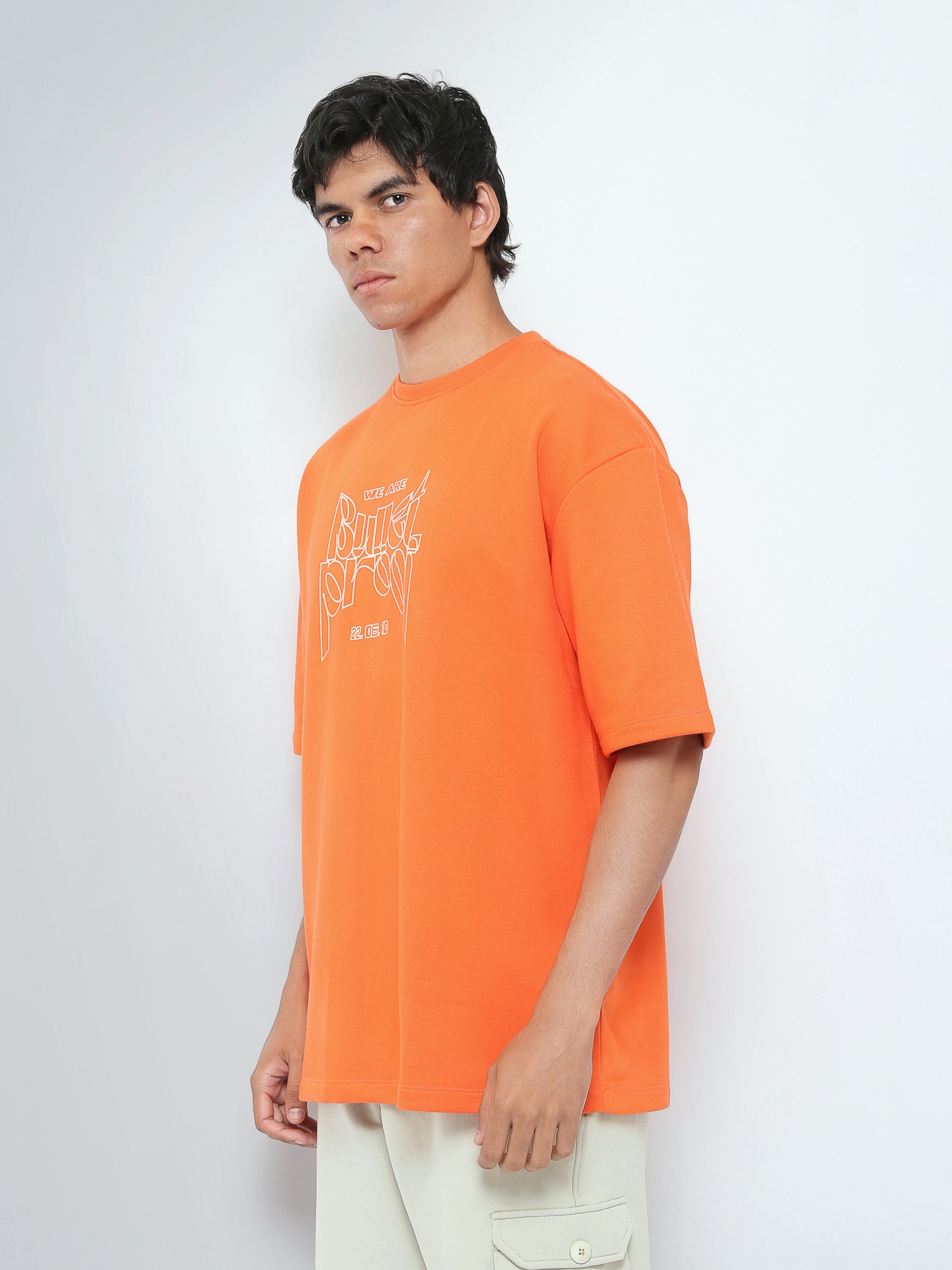 Town Team t-shirts round neck oversized fit BURN ORG