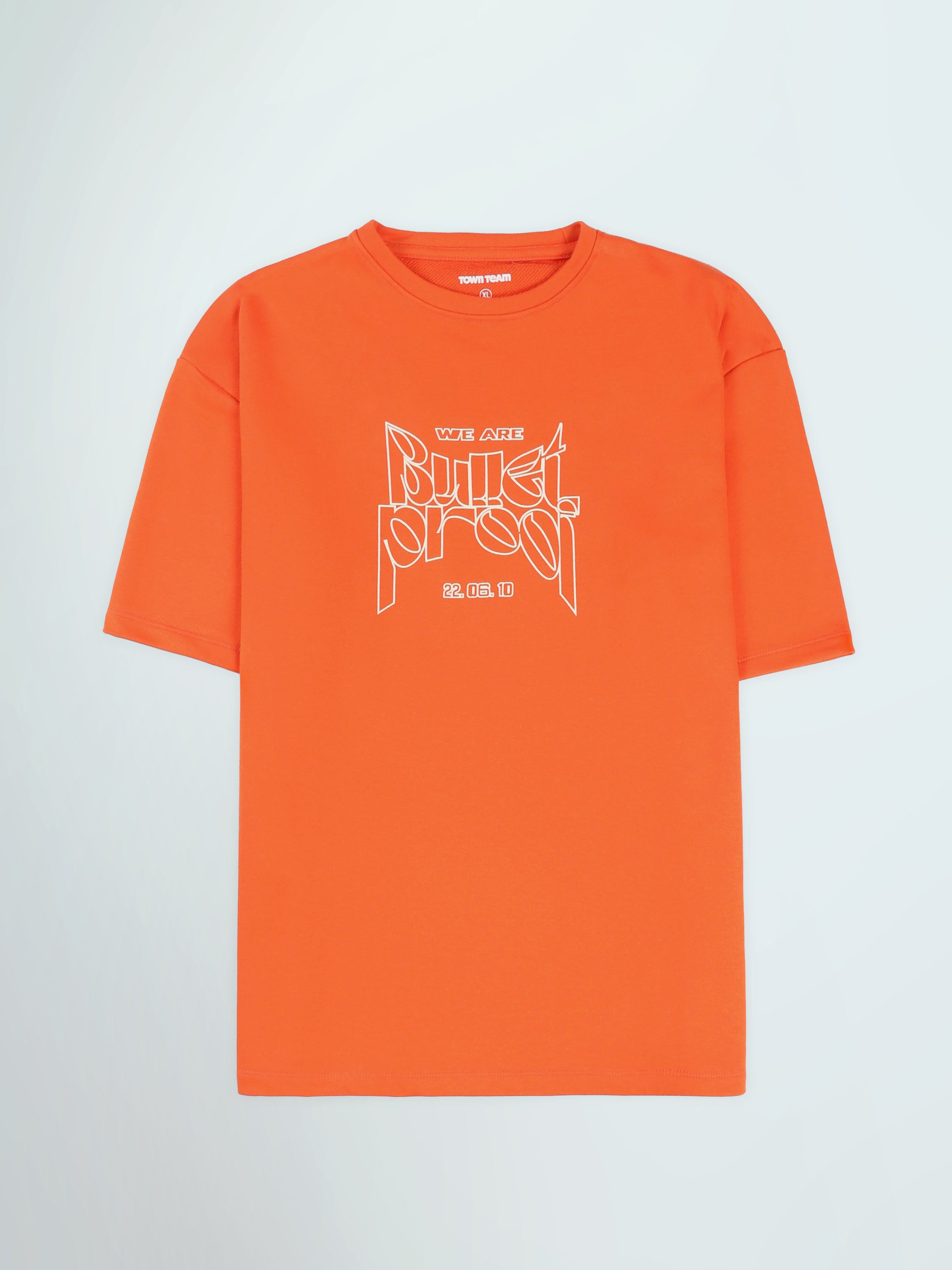 Town Team t-shirts round neck oversized fit BURN ORG