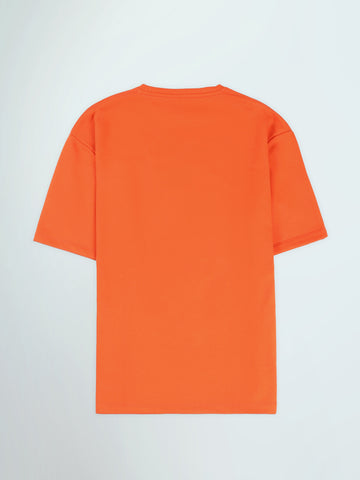 Town Team t-shirts round neck oversized fit BURN ORG
