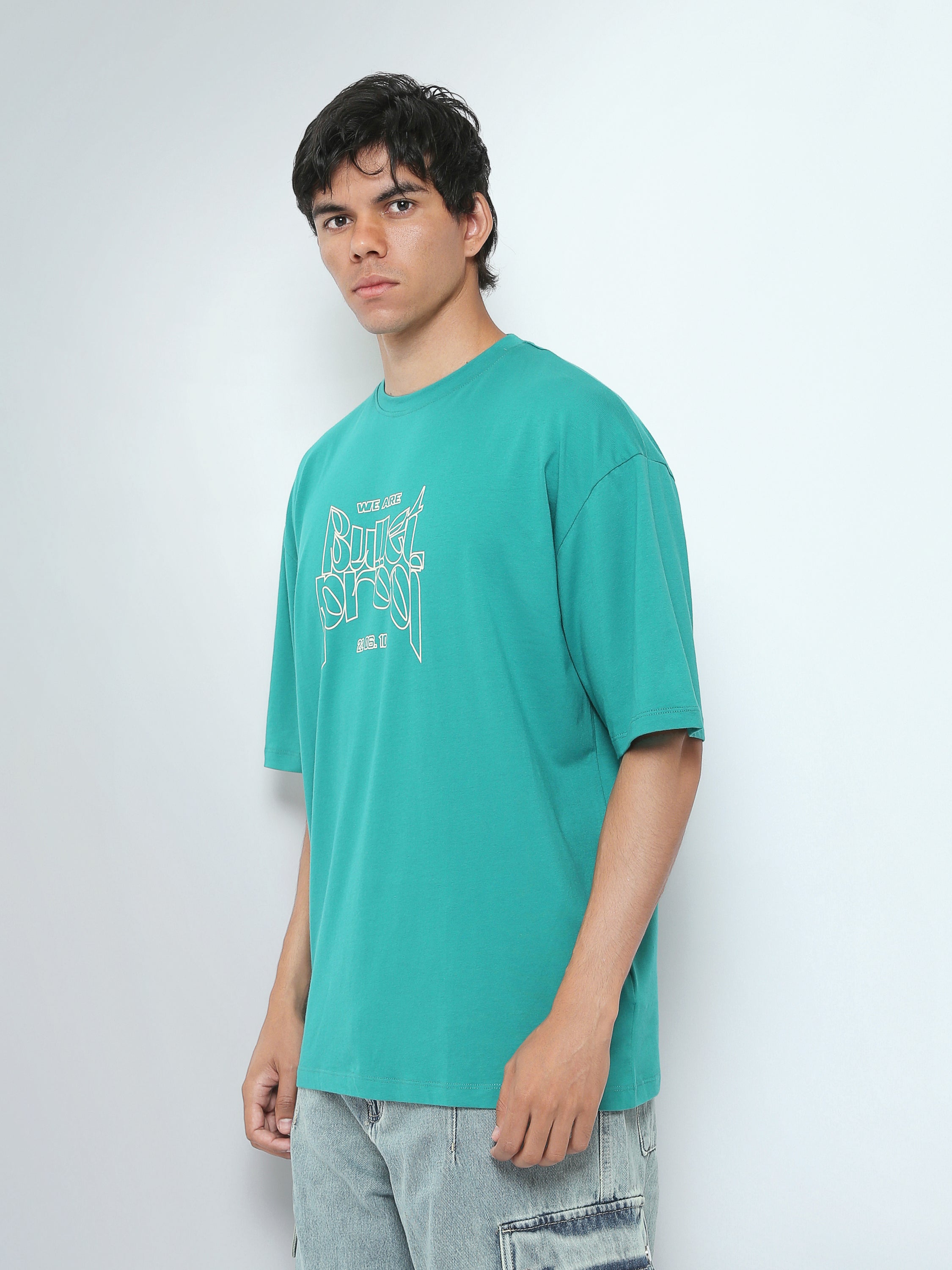 Town Team t-shirts round neck oversized fit BURN ORG