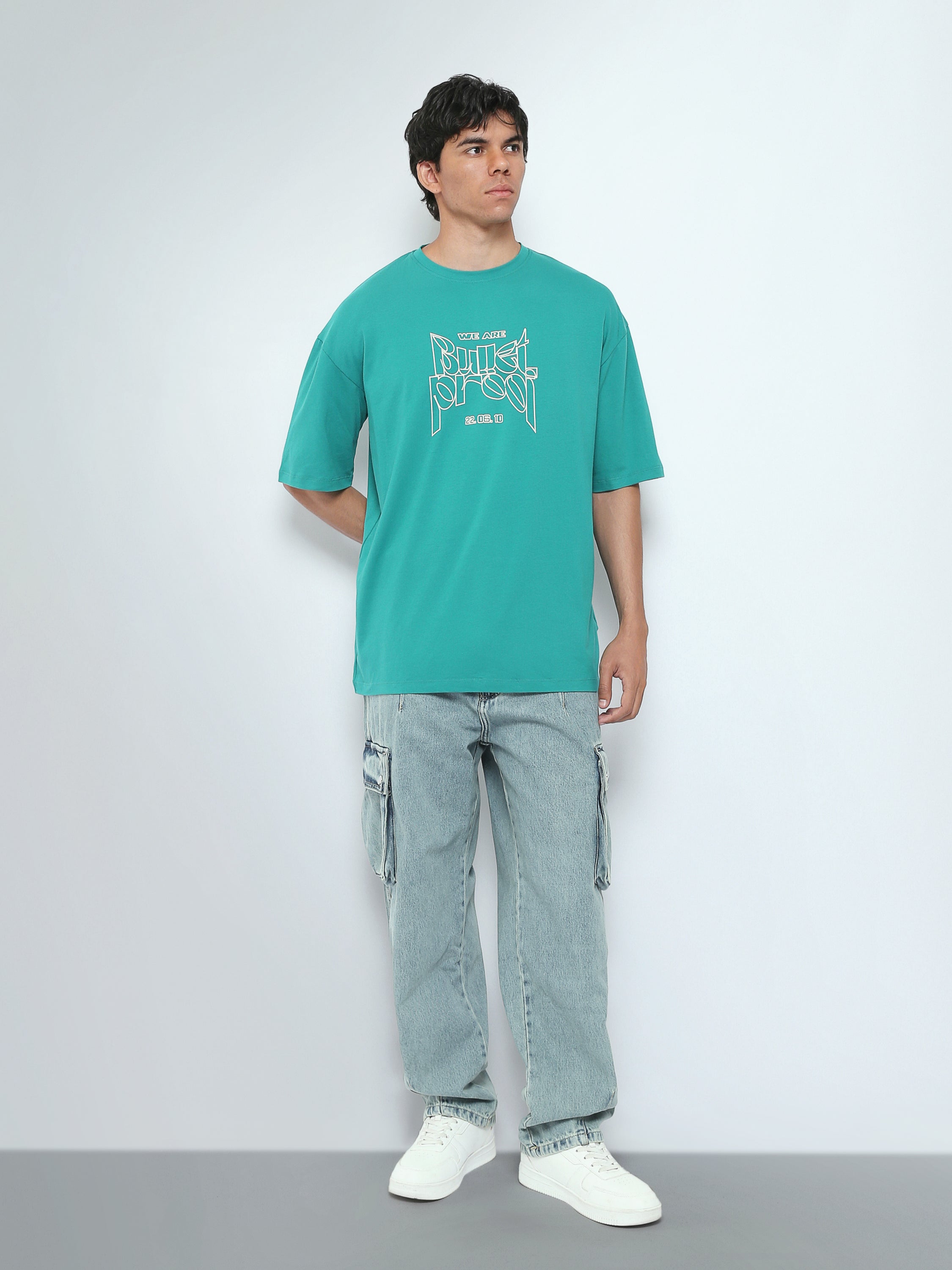 Town Team t-shirts round neck oversized fit BURN ORG