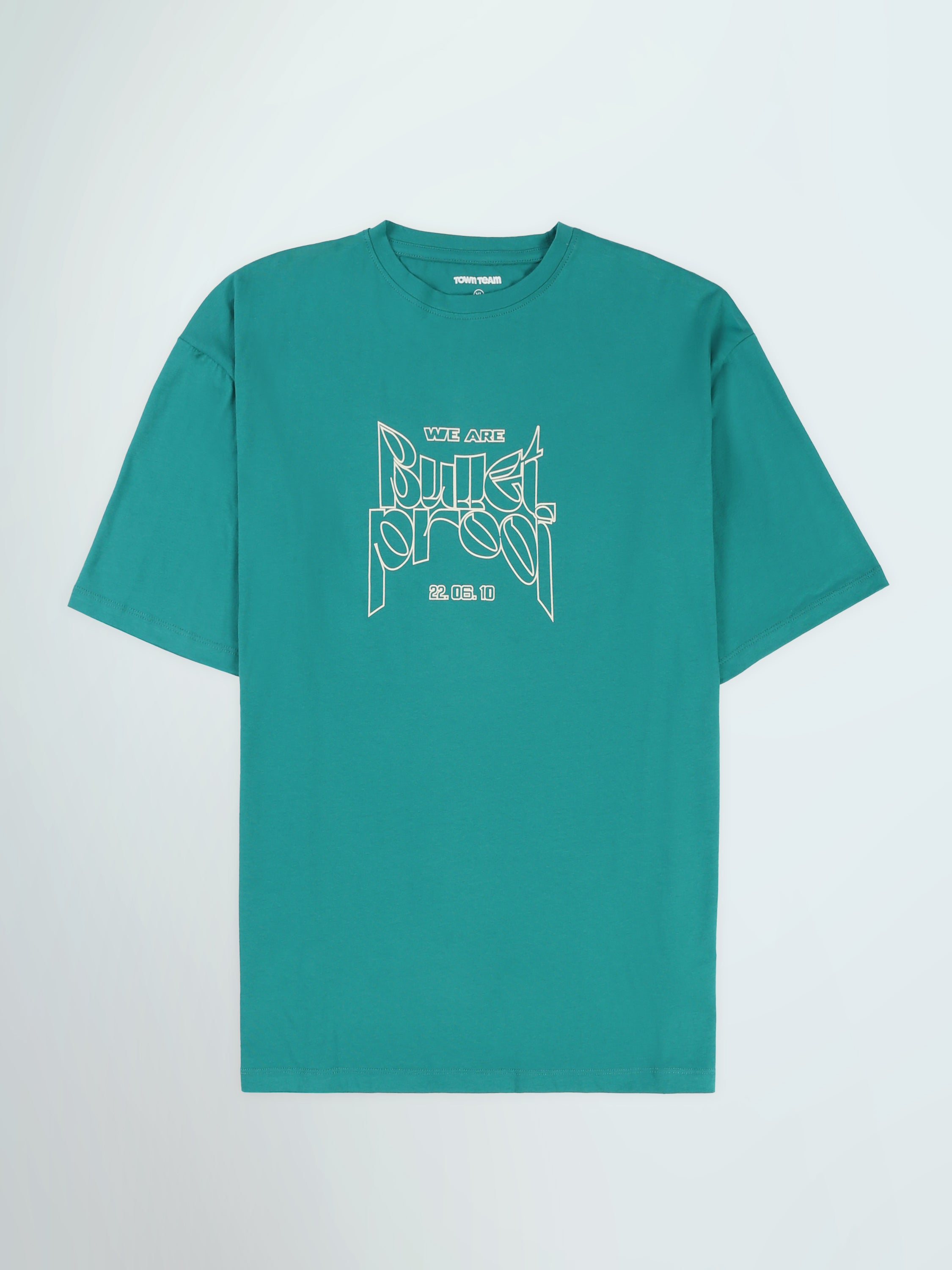 Town Team t-shirts round neck oversized fit BURN ORG