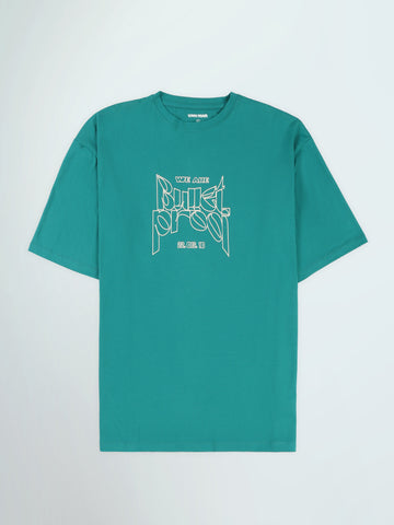 Town Team t-shirts round neck oversized fit BURN ORG