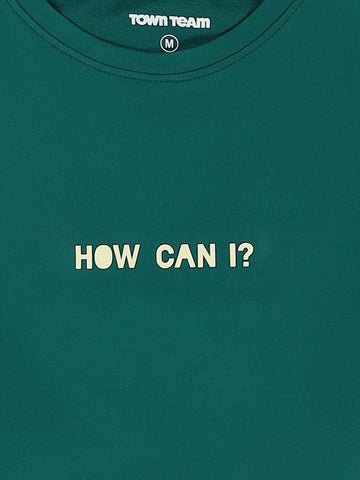 T-shirts Cropped fit round-neck