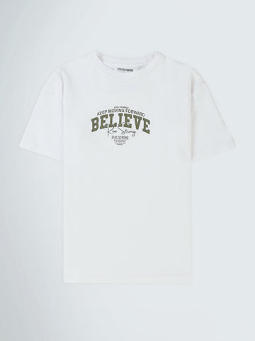 T-shirts Oversized fit round-neck