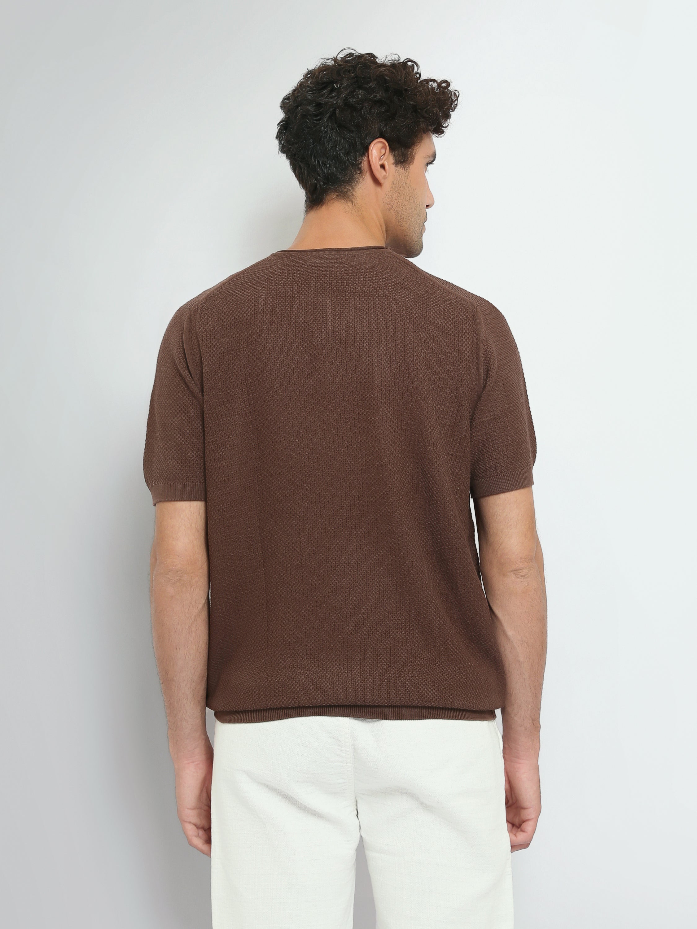 Town Team t-shirts round neck regular fit Orange