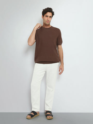 Town Team t-shirts round neck regular fit Orange