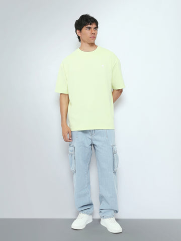 Town Team t-shirts round neck slouchy fit Red