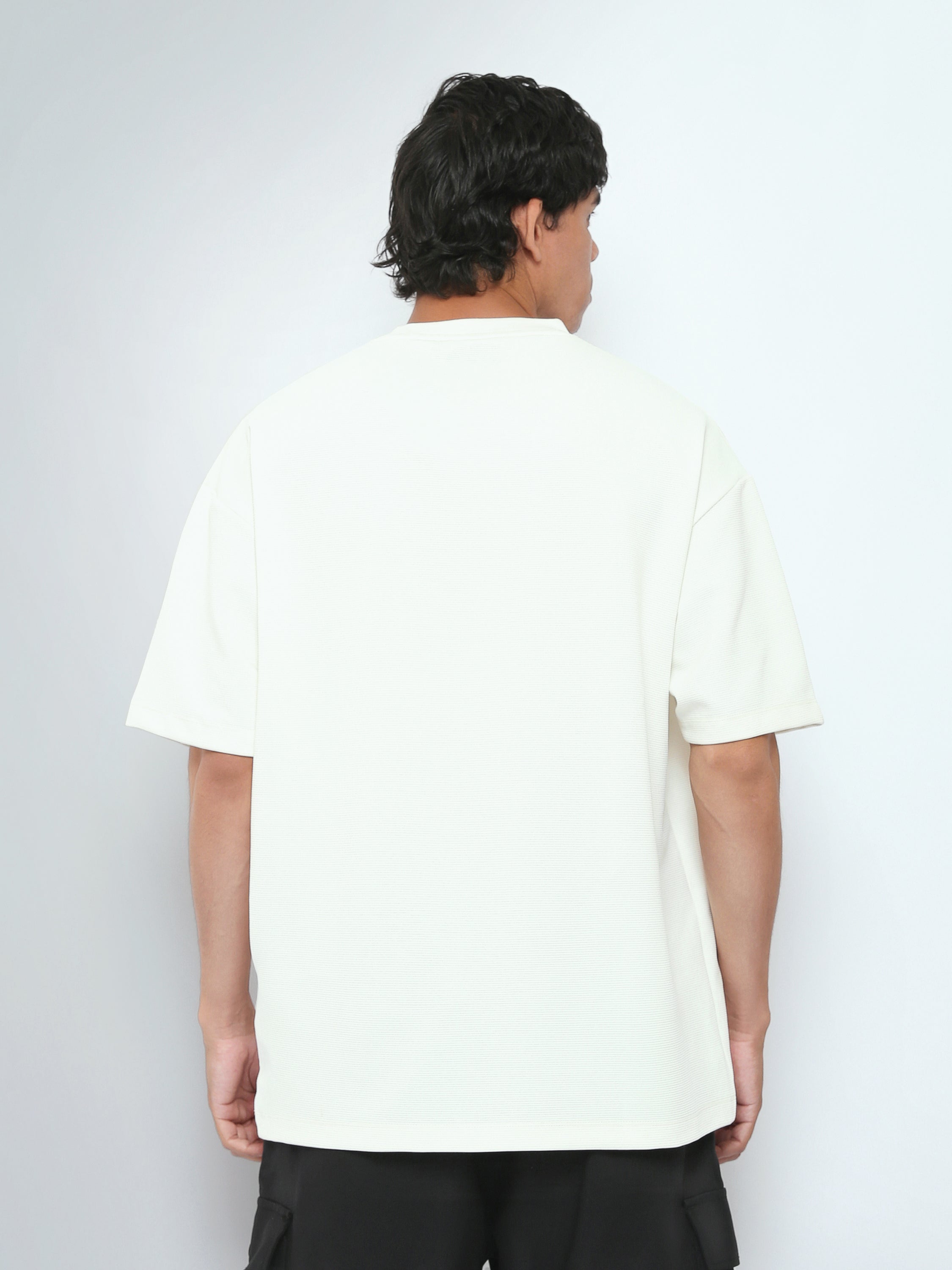 Town Team t-shirts round neck slouchy fit Red