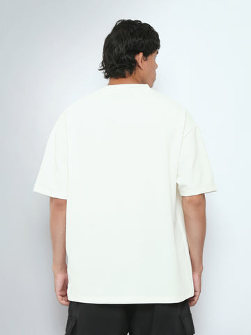 Town Team t-shirts round neck slouchy fit Red