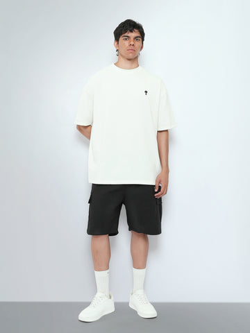 Town Team t-shirts round neck slouchy fit Red