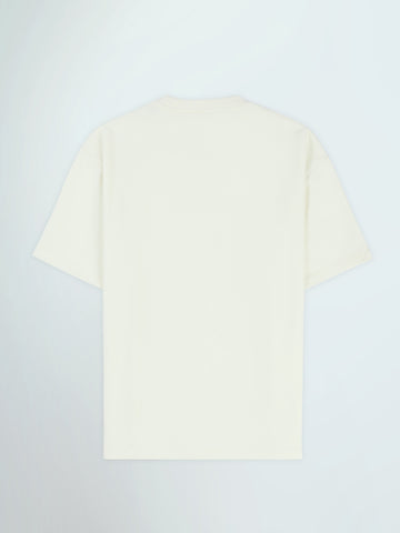 Town Team t-shirts round neck slouchy fit Red