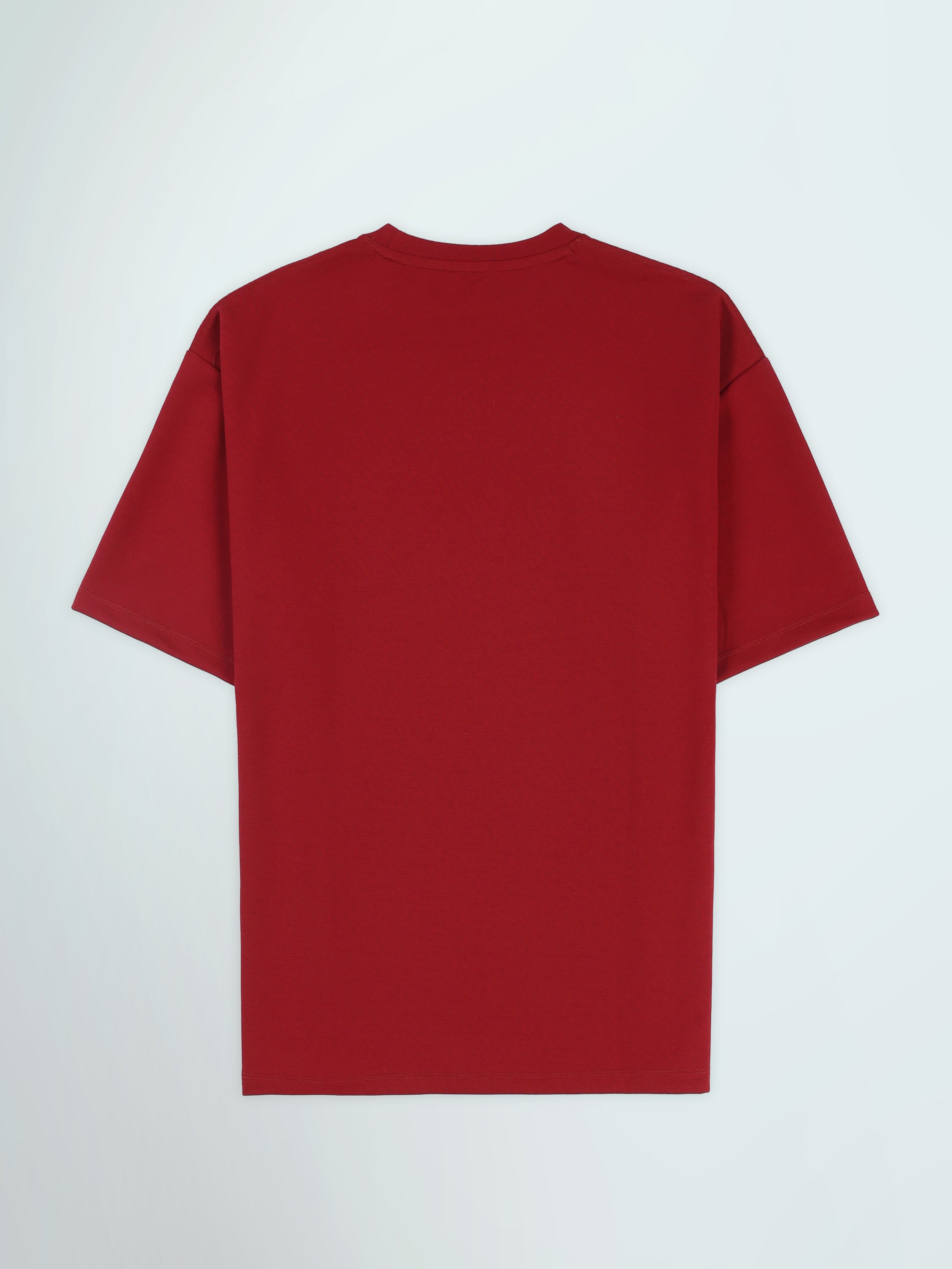 Town Team t-shirts round neck slouchy fit Red