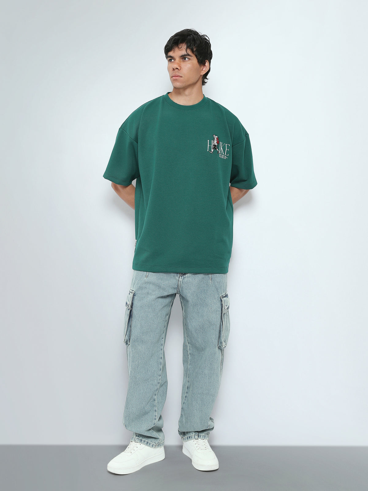 Town Team t-shirts round neck comfort fit Green