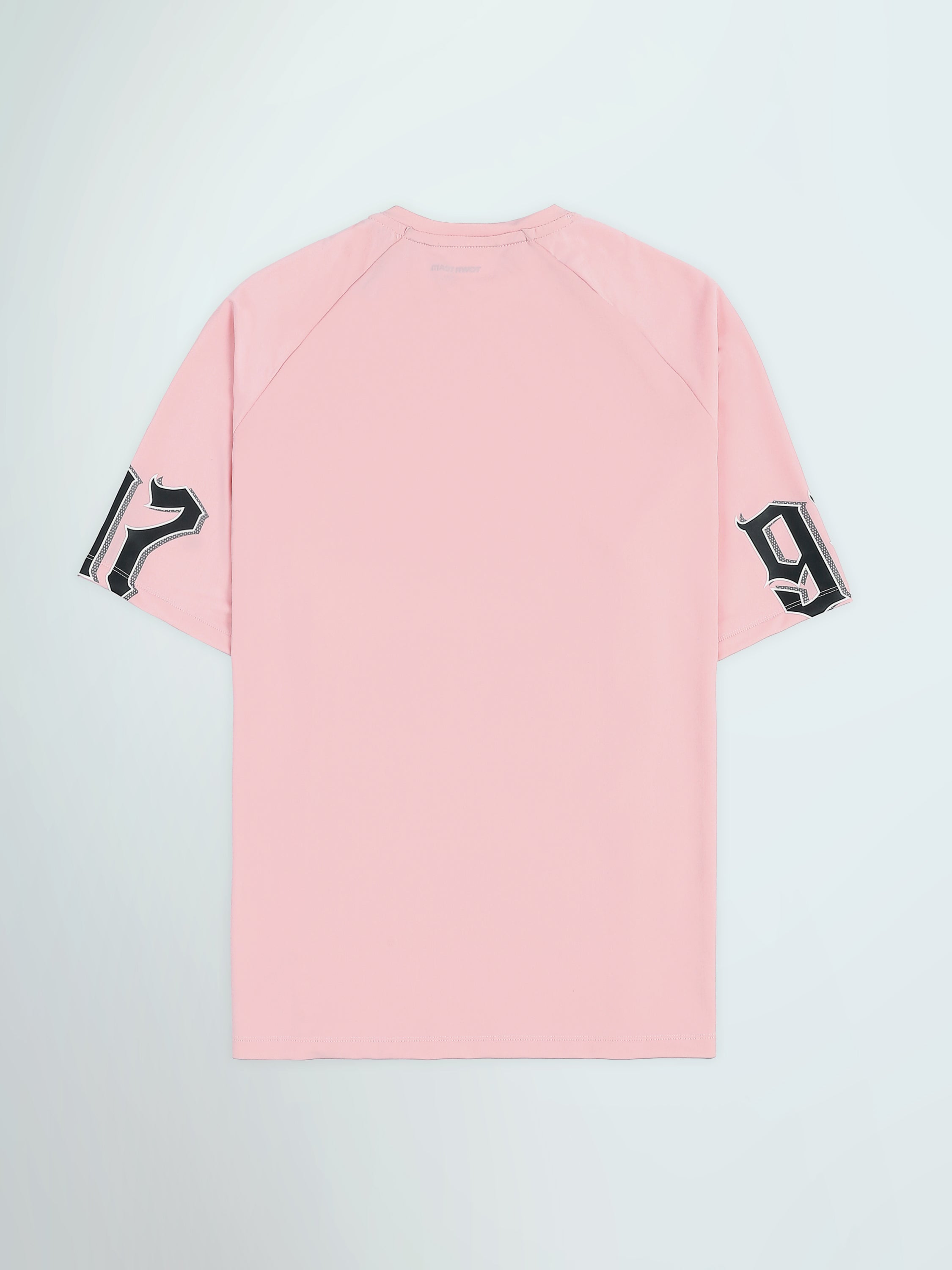 Town Team - Men's Comfort round-neck T-shirts Pink Mixed fabric
