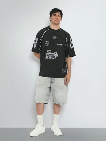 Town Team t-shirts round neck comfort fit Red