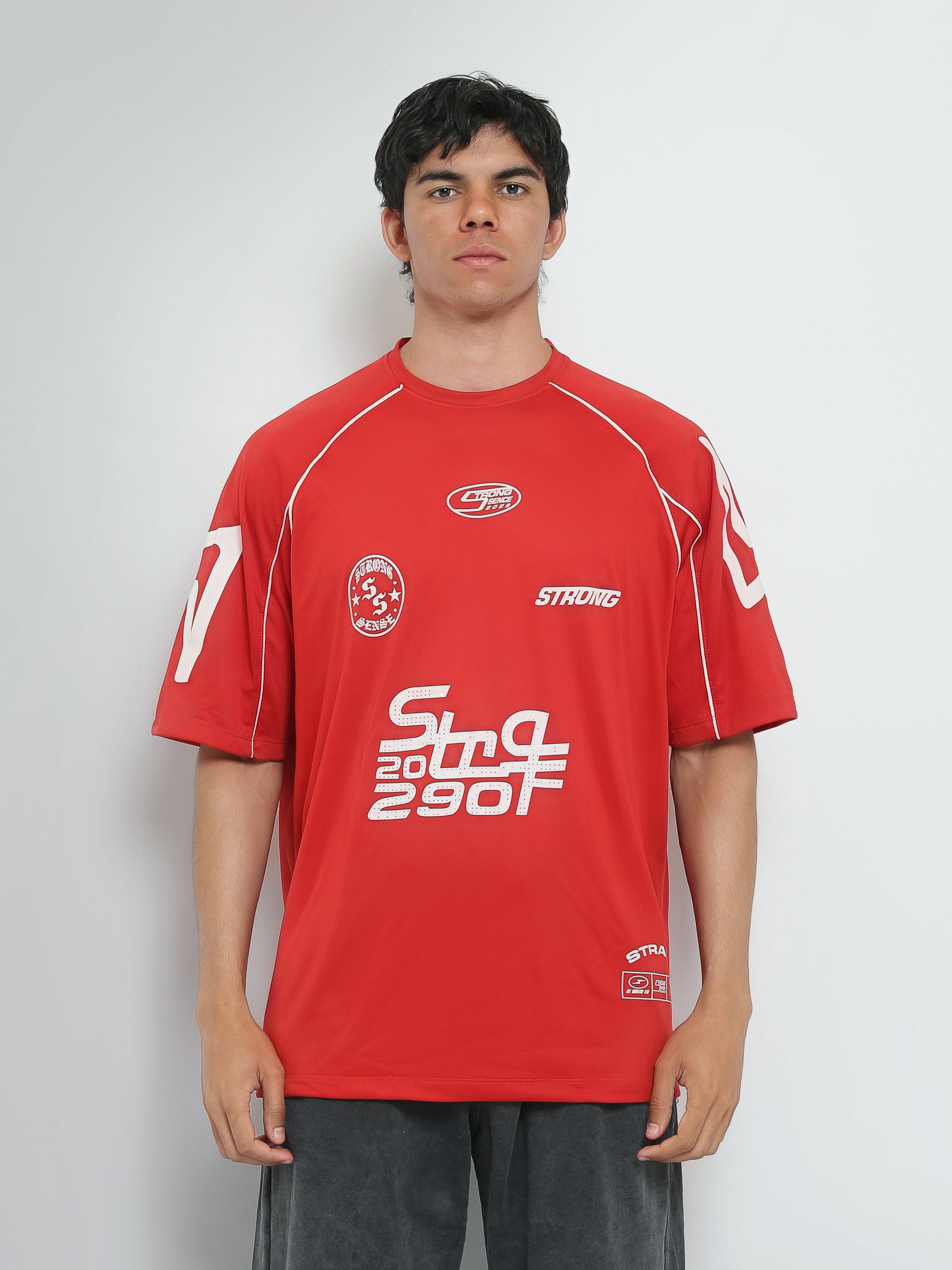 Town Team t-shirts round neck comfort fit Red