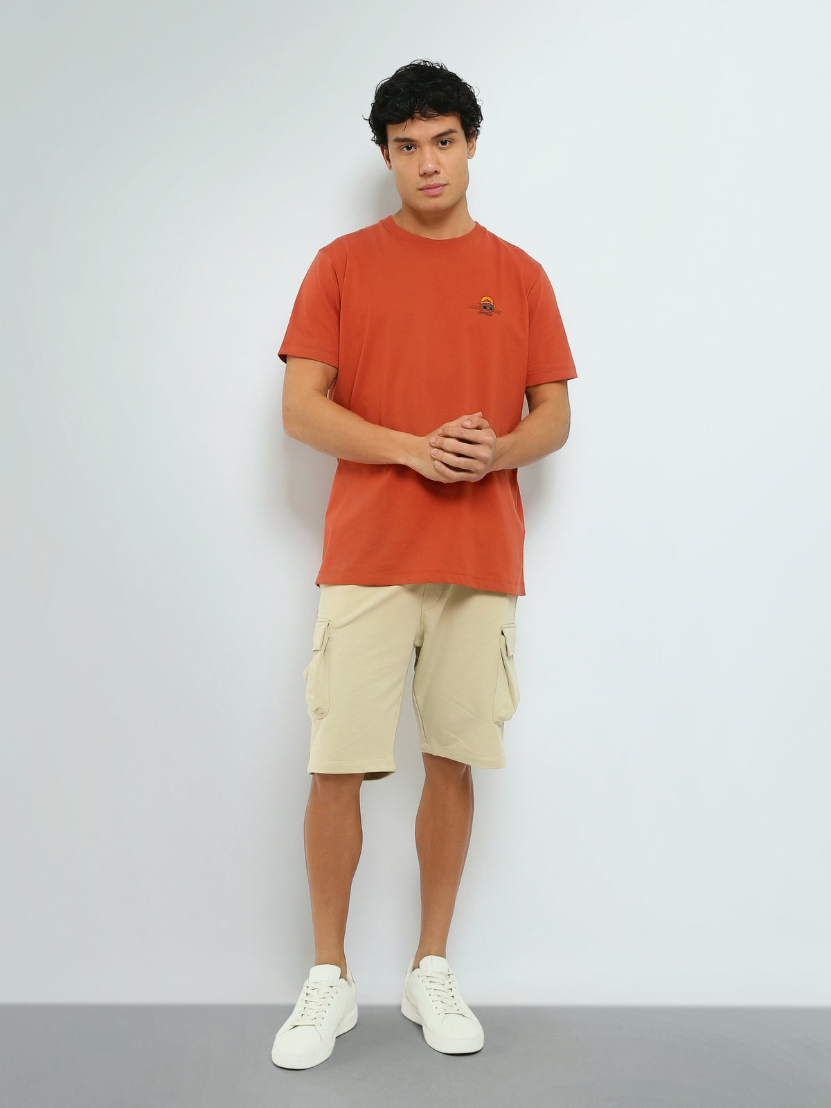 Town Team - Men's Slim round-neck T-shirts BURN ORG Cotton Blend
