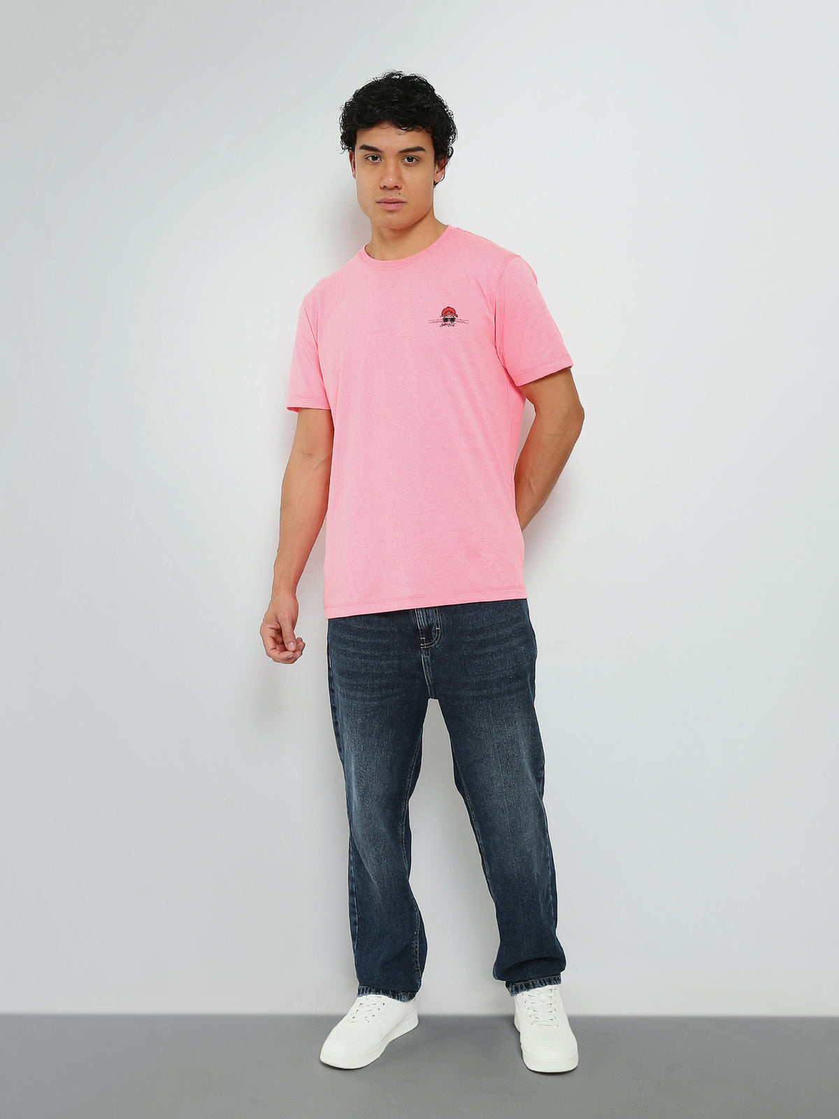 Town Team - Men's Slim round-neck T-shirts BURN ORG Cotton Blend