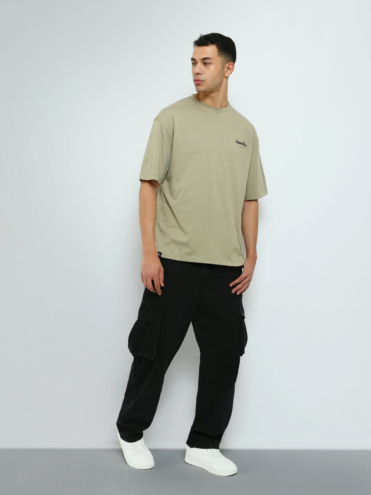 Town Team - Men's Oversized round-neck T-shirts BURN ORG Cotton Blend