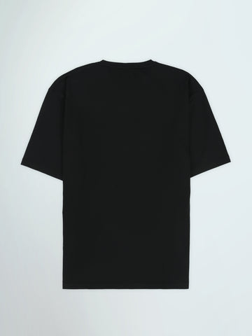 Town Team t-shirts round neck oversized fit Black