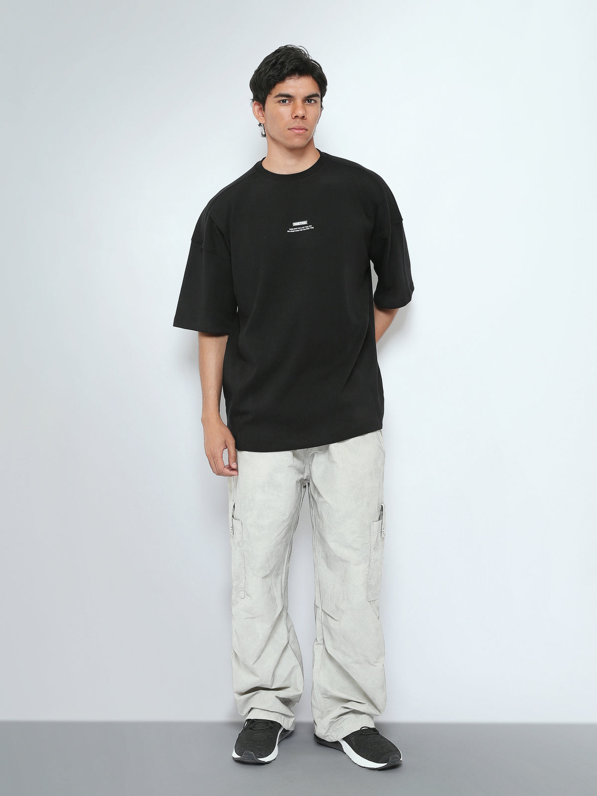 Town Team t-shirts round neck comfort fit Black