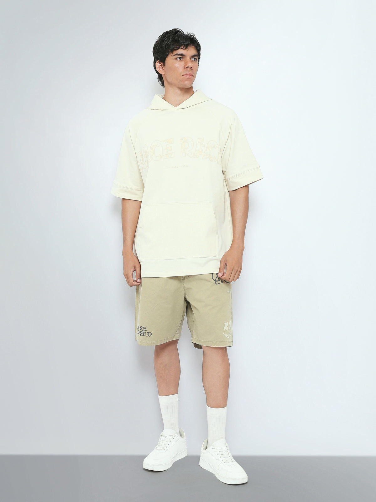 Town Team t-shirts round neck oversized fit OFF WHIT