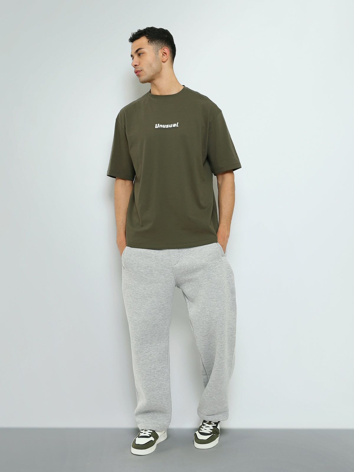Town Team - Men's Oversized round-neck T-shirts TURQUOIS Cotton Blend