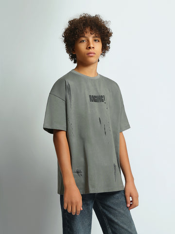 T-shirts Oversized fit round-neck