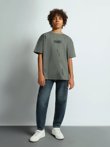 T-shirts Oversized fit round-neck
