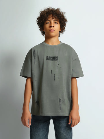 T-shirts Oversized fit round-neck