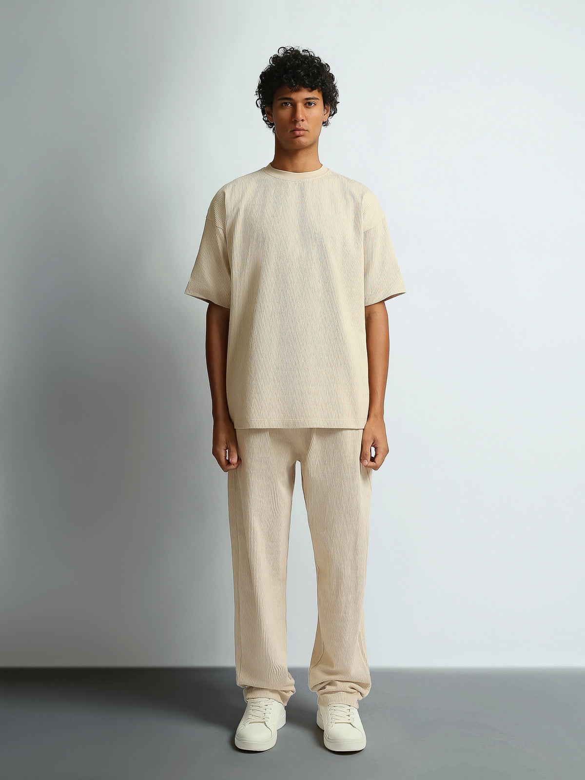 T-shirt Sets Comfort fit/SuBaggy fit embroidered top