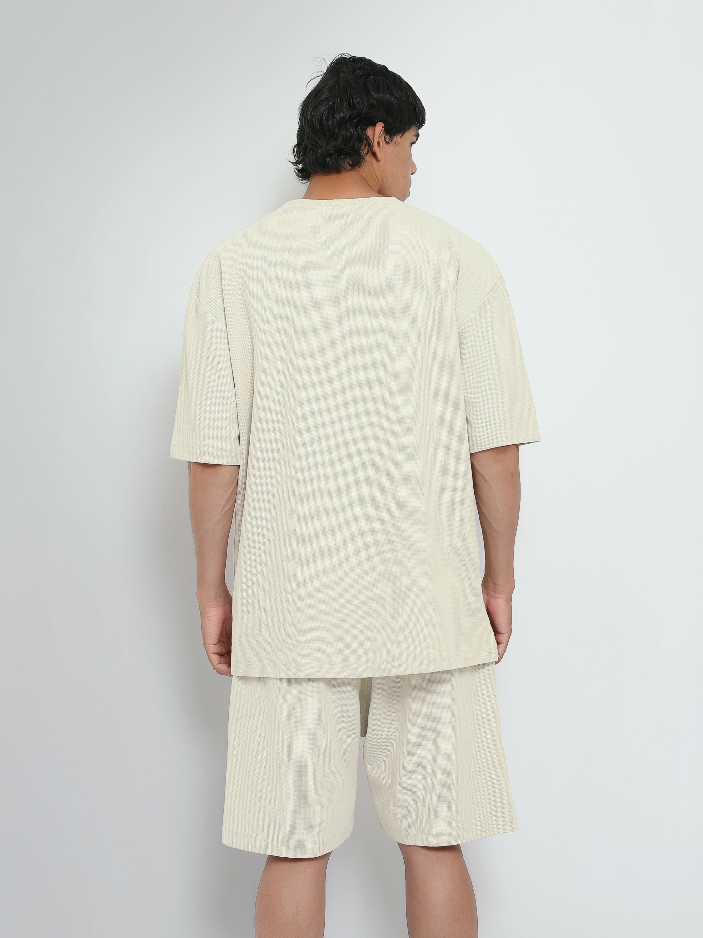 Town Team t-shirt sets printed oversized fit/relaxed fit Beige