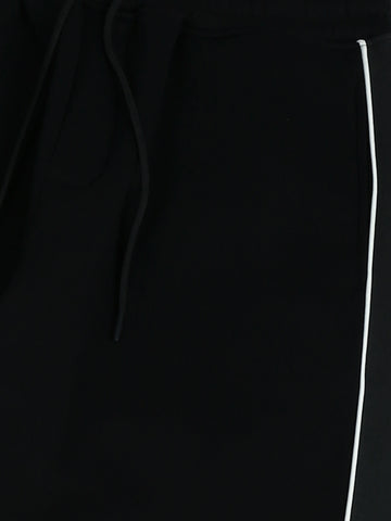 Town Team - Men's Relaxed/Super Baggy printed Sweatshirt Sets BLK/GRY Melton