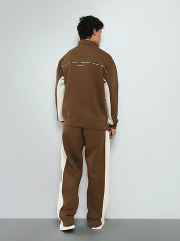 Town Team - Men's Relaxed/Super Baggy color block Sweatshirt Sets CAF/OFF Melton